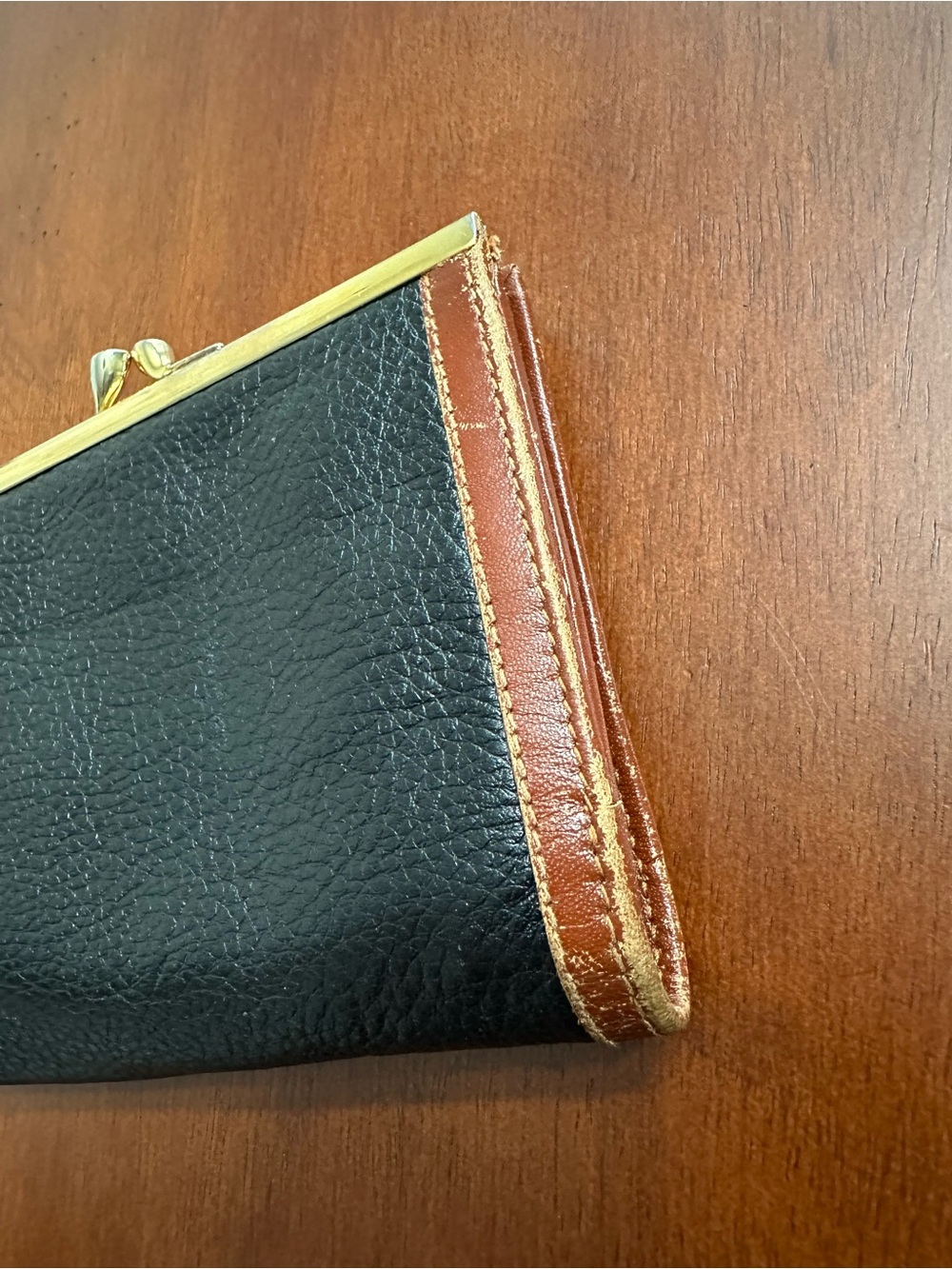 Bally Vintage Black/Brown Leather Bifold Wallet - Picture 7 of 11